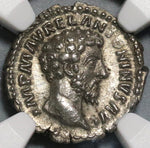 162 NGC AU Marcus Aurelius Denarius Concordia Roman Empire (20082002C)