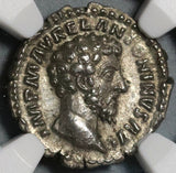 162 NGC AU Marcus Aurelius Denarius Concordia Roman Empire (20082002C)