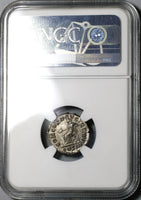 162 NGC AU Marcus Aurelius Denarius Concordia Roman Empire (20082002C)