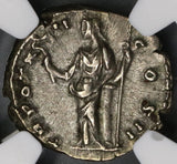 157 NGC XF Marcus Aurelius Caesar Roman Empire Denarius Felicitas (19070604C)