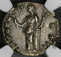 157 NGC XF Marcus Aurelius Caesar Roman Empire Denarius Felicitas (19070604C)
