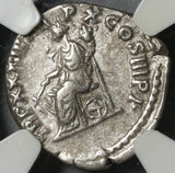 179 NGC VF Marcus Aurelius Denarius Cuirassed Fortuna Roman Empire (21012501C)