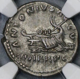 165 NGC Ch VF Marc Antony Rare Restoration Denarius Roman Empire Minted by Marcus Aurelius (19061103C)
