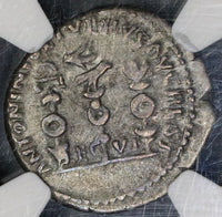 165 NGC Ch VF Marc Antony Rare Restoration Denarius Roman Empire Minted by Marcus Aurelius (19061103C)