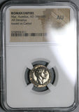 145 NGC AU Marcus Aurelius Caesar Roman Empire Denarius Honos (20042702C)