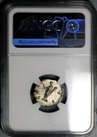 145 NGC MS Marcus Aurelius Roman Empire Denarius Caesar Honos Mint State (22030204C)