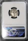 168 NGC Ch XF Star Marcus Aurelius Roman Empire Denarius Liberalitas (19050202C)
