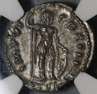 172 NGC MS Marcus Aurelius Roman Empire Denarius Mars Mint State (20101502C)