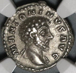 162 NGC XF Marcus Aurelius Denarius Roman Empire Providentia (20080601C)
