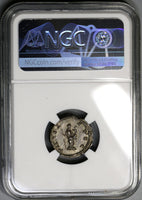 202 NGC Ch XF Plautilla Roman Empire Denarius Pietas Wife of Caracalla Pedigree (19042803C)