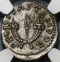 193 NGC Ch XF Septimius Severus Emesa Mint Roman Empire Denarius Pedigree (20052901CZ)