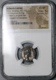 193 NGC Ch XF Septimius Severus Emesa Mint Roman Empire Denarius Pedigree (20052901CZ)