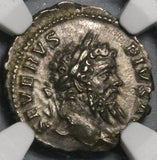 207 NGC Ch XF Septimius Severus Roman Empire Denarius Emperor Stg (21082401C)