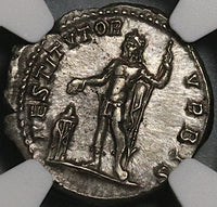 201 NGC Ch XF Septimius Severus Roman Empire Denarius Emperor Stg (22012201C)