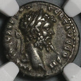 194 NGC Ch VF Septimius Severus Roman Empire Denarius Emesa Rare Unpublished Legend Variant (20120804C)