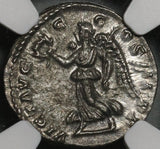 197 NGC MS Septimius Severus Roman Empire Denarius Victory Military (21042402C)