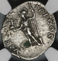 193 NGC XF Septimius Severus Roman Empire Denarius Virtus First Coinage (21060501C)