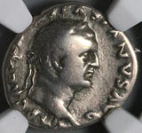 69 NGC F Vespasian Titus Domitian Dynastic Denarius Roman Empire (23022803C)