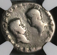 69 NGC F Vespasian Titus Domitian Dynastic Denarius Roman Empire (23022803C)