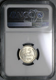 1929 NGC MS 64 Russia Silver 15 Kopeks Soviet Union CCCP Coin (21022502C)