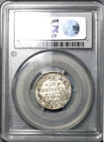 1909 CNB PCGS MS 65 Russia 20 Kopeks Silver Nicholas Czar Coin (22030502C)