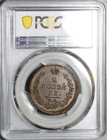1815/3-EM HM PCGS AU 58 Russia 2 Kopek Alexander I Coin Bit-355 (20071804C)