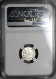 1892 NGC MS 66 Russia Silver 5 Kopeks CNB AГ Alexander III Czar Coin (20081802C)