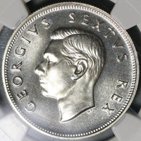 1952 NGC PF 66 South Africa Proof 2 1/2 Shillings 1/2 Crown George VI Coin (20120703C)