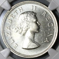 1960 NGC PF 65 South Africa Proof 2 1/2 Shillings 1/2 Crown Silver Coin (19100906C)