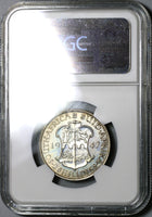 1947 NGC PF 65 South Africa Proof 2 Shillings Florin Silver Coin Mintage 2,600 (19100702C)