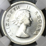 1954 NGC PF 65 South Africa Proof 2 Shillings Florin Silver Coin Mintage 3,150 (19100704C)