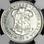1959 NGC PF 66  South Africa Proof 2 Shillings Silver 900 Coins (21012803C)