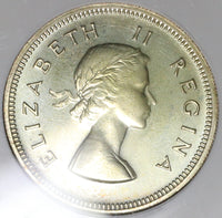 1960 NGC PF 66 South Africa Proof 2 Shillings Florin Silver Coin Mintage 3,360 (19100705C)