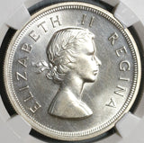 1953 NGC PF 63 South Africa 5 Shillings Springbok Silver Proof Coin (19101103C)