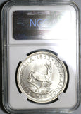 1953 NGC PF 63 South Africa 5 Shillings Springbok Silver Proof Coin (19101103C)