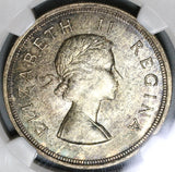1954 NGC MS 63 South Africa 5 Shillings Springbok Silver 10K Coin (19101104C)