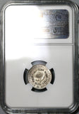 1948 NGC PF 66 South Africa Silver 6 Pence George VI Proof Coin (21012204C)