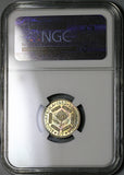 1952 NGC PF 66 South Africa Silver 6 Pence Proof George VI Coin (21012205C)