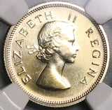 1959 NGC PF 65 South Africa 6 Pence Proof Elizabeth II RARE Coin (22051702C)