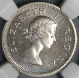 1960 South Africa 6 Pence NGC PF 65 Last Union Proof Coin (18081103C)