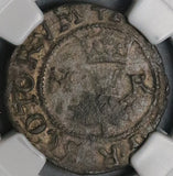 1542 NGC VF 20 Mary Queen Scots Scotland Bawbee Thistle Silver Coin (22010503D)