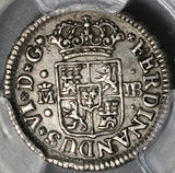 1749-M PCGS XF 45 Spain 1/2 Real Ferdinand VI Madrid Mint Silver Coin POP 1/0 (22112102C)
