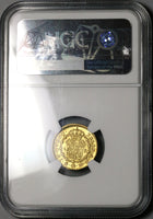 1787-M NGC AU 58 Spain 1 Escudo Charles III Madrid Mint Gold Coin (23011501D)