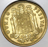 1953(60) NGC MS 66 Spain 1 Peseta Mint State Coin POP 5/0 (20021502C)