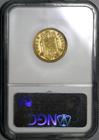 1953(60) NGC MS 66 Spain 1 Peseta Mint State Coin POP 5/0 (20021502C)