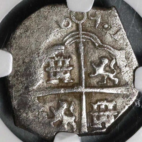 1609-B NGC AU 53 Spain 1 Real Seville Philip III Cob Silver Coin POP 1/0 (20051503C)