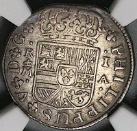 1721-M NGC Spain 1 Real VF Philip V Madrid Mint VF Silver Coin (23022402C)