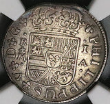 1721-M NGC Spain 1 Real VF Philip V Madrid Mint VF Silver Coin (23022402C)