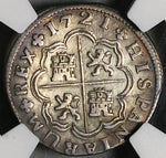 1721-M NGC Spain 1 Real VF Philip V Madrid Mint VF Silver Coin (23022402C)