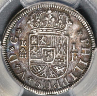 1726 PCGS AU 55 Spain 1 Real Philip V Segovia Mint Silver Coin (20060304C)